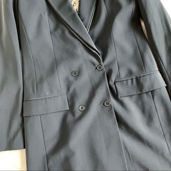 NWT Alexander Wang Wool Double Breast Tuxedo Blazer - Picture 4 of 10